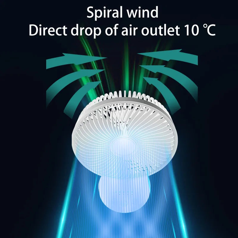 Adjustable Desktop Table Folding Portable Fan with Strong Wind