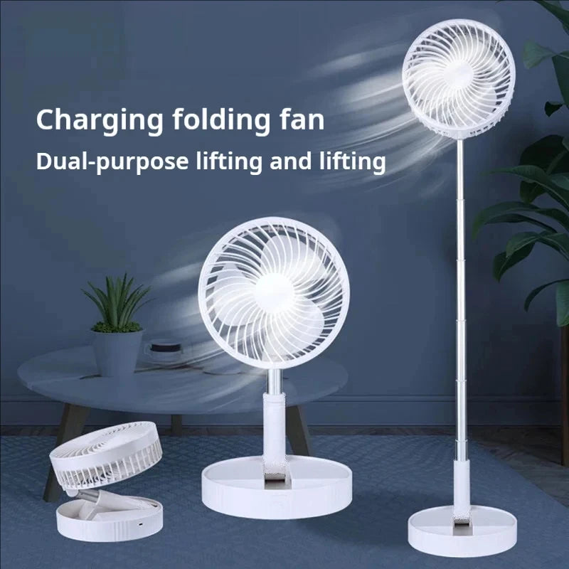 Retractable Fan USB Charging Folding Portable Mini Electric Fan